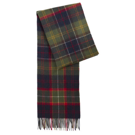 Tartan Scarf Brack Patchwork Red Classic | Barbour
