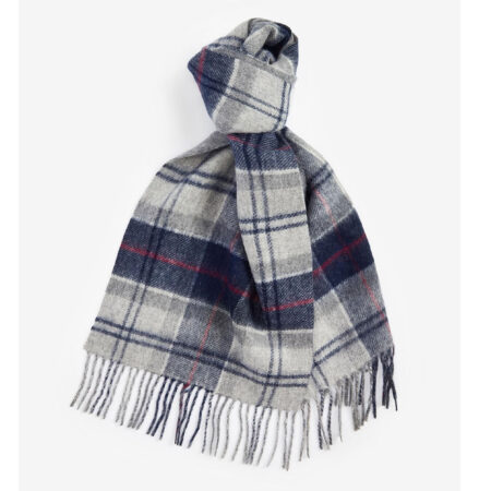 Tartan Scarf Galston Blue Granite | Barbour