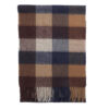 Tartan Scarf Large Tattersall Midnight Oak | Barbour