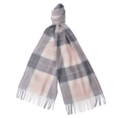 Tartan Scarf dames roze/grijs | Barbour