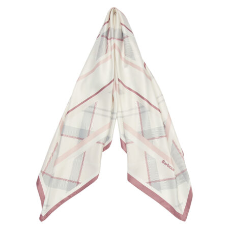 Tartan printed Square silver Birch | Barbour