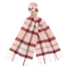 Tartan scarf Pink/Grey | Barbour