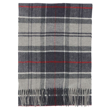 Tartan scarf Yaxley Blue Granite | Barbour
