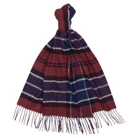 Tartan scarf Yaxley Cordovan | Barbour