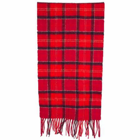 Tartan scarf lambswool cardinal | Barbour