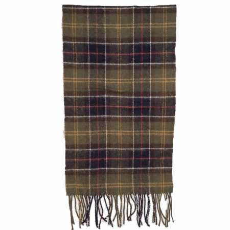 Tartan scarf lambswool classic tartan | Barbour