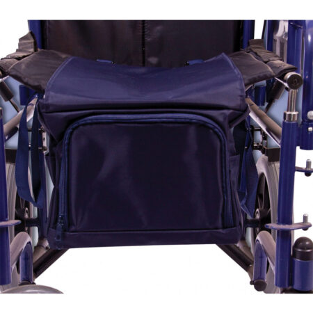 Tas voor onder de rolstoelzitting | Afmeting 30 x 29 x 40 cm | Rolstoeltas | Donkerblauw | PR35077 | ThuiszorgwinkelXL
