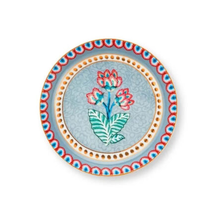 Tea Tip Flower Festival Light Blue 9cm | PiP Studio