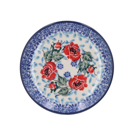 Teabag Dish rond - English Rose | Bunzlau Castle