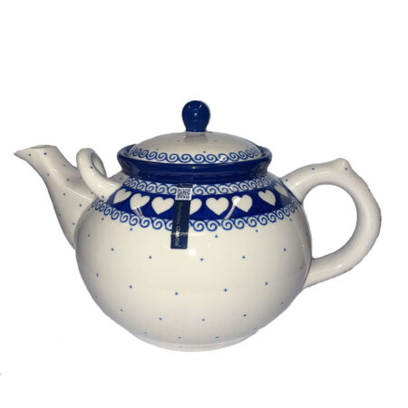 Teapot 2000 ML - Hearts | Bunzlau Castle