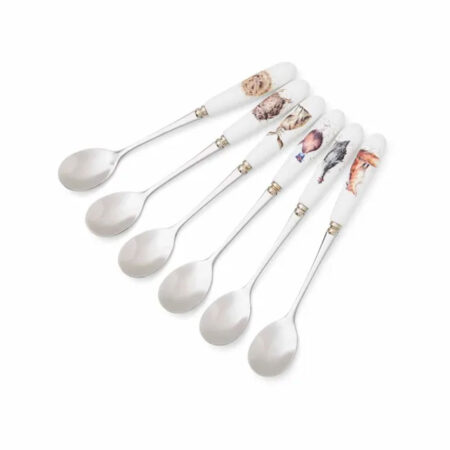 Teaspoons Country Animal set 6 | Wrendale design
