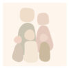 Tegeltje "Family of Five" |