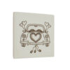 Tegeltje Just married |