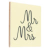 Tegeltje "Mr & Mrs" |