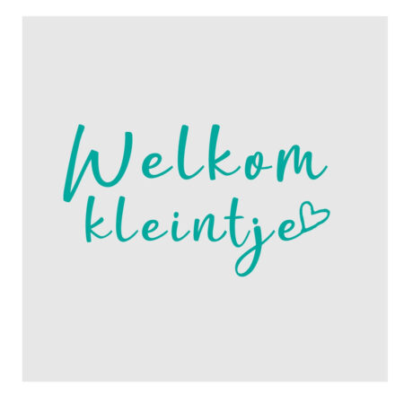 Tegeltje welkom kleintje | Homebound