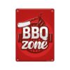 Tekstbord metaal - BBQ zone | Paperdreams