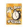 Tekstbord metaal - Beer o'clock | Paperdreams