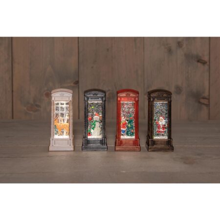Telefooncel met glitterwater H11cm 4 ass | Anna's Collection
