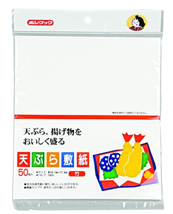 Tempura Bakpapier - 50 Stuks - Ideaal voor Krokante Tempura | Tokyo Design Studio