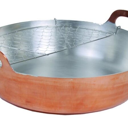 Tempura Koperen Frituur Pan - 42cm | Tokyo Design Studio
