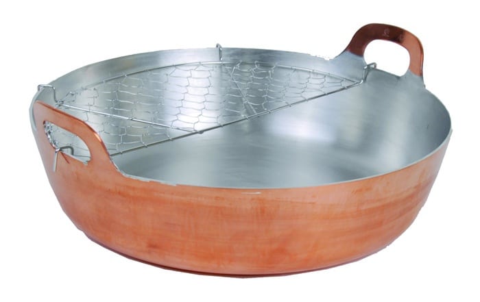 Tempura Koperen Frituur Pan - 42cm | Tokyo Design Studio