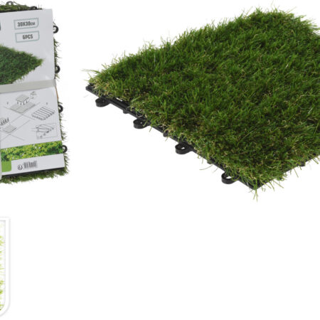 Terrastegels gras set a 6 30x30cm | Pro Garden