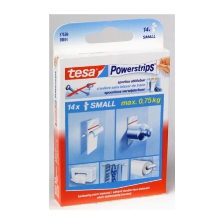 Tesa powerstrips small 14st wit | Tesa