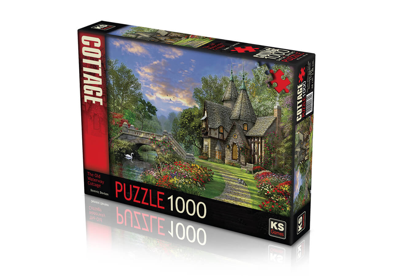 The Old Waterway Cottage puzzel 1000 stukjes | KS Games