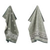 Thee- en keukendoek Belle Fleur dk green | Bunzlau Castle