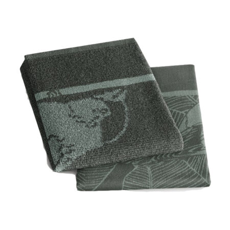 Thee- en keukendoek Birdy green | DDDDD