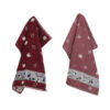 Thee- en keukendoek Forest Animals Burgundy | Bunzlau Castle