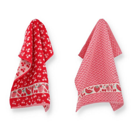 Thee- en keukendoek Fruit Red | Bunzlau Castle