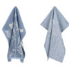 Thee- en keukendoek Wild Flowers Grey-Blue |