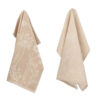 Thee- en keukendoek Wild Flowers Sand | Bunzlau Castle
