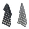Thee- en keukendoek hearts Anthracite | Bunzlau Castle