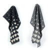 Thee- en keukendoek hearts black | Bunzlau Castle