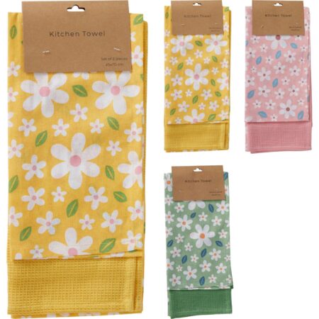 Theedoeken set van 2 stuks 70x45cm | Home & Styling