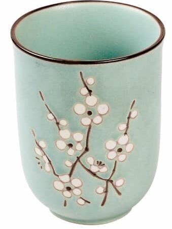 Theekop met kersenbloesemprint - Tokyo Design Studio - Soshun - 450ml - 11 x 8.5cm | Tokyo Design Studio