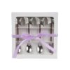 Theelepelset Vlinder 4-delig rvs | Decoris
