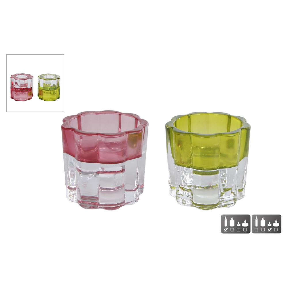 Theelicht Bloem glas 5