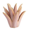 Theelicht Cactus keramiek koraal L | Light & Living