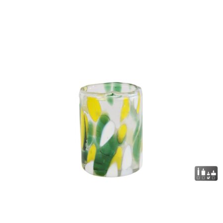 Theelicht Dots S glas 5