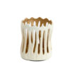 Theelicht Tivoli creme + goud S | Light & Living