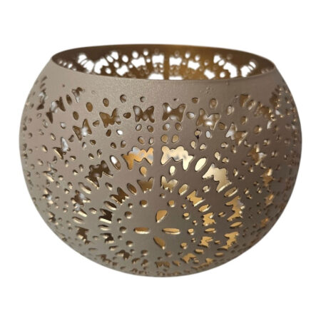 Theelicht houder Sevran Ball votive brown M | Mansion