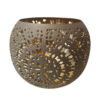 Theelicht houder Sevran Ball votive brown S | Mansion