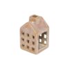 Theelicht huis S geel 6x6x10cm | Countryfield