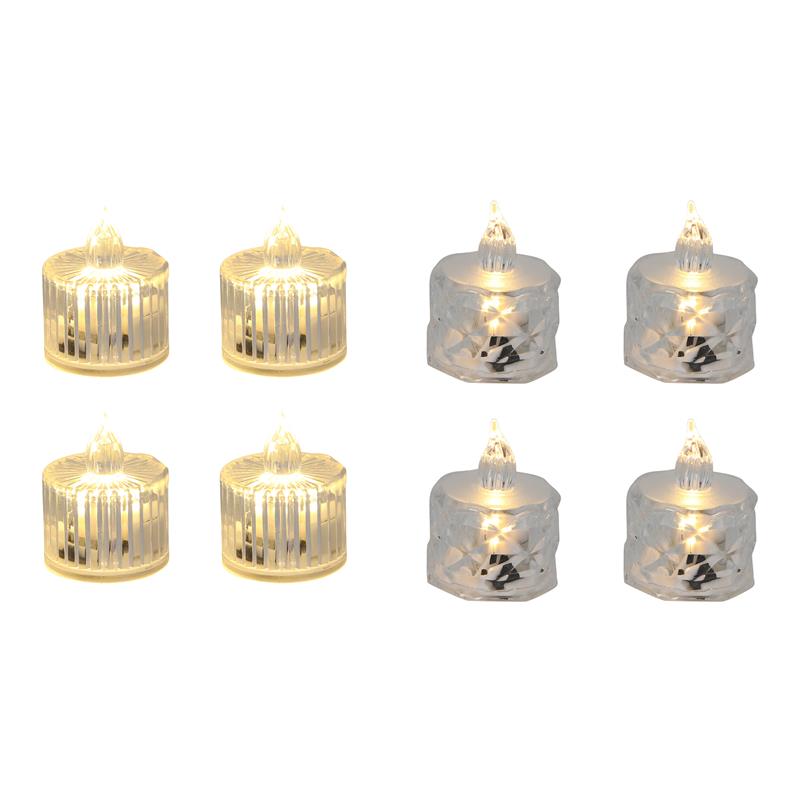 Theelicht transparant 3.7x5cm doos a 12 | Svenska Living