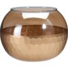 Theelichthouder Glas 13x9cm |