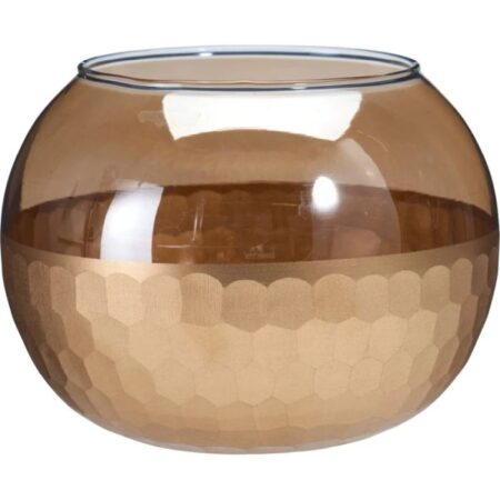 Theelichthouder Glas 13x9cm |