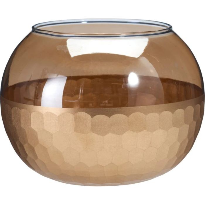 Theelichthouder Glas 13x9cm |